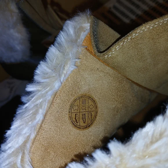 Women's Brown and Tan Heeled Boots - Picture 6 of 13